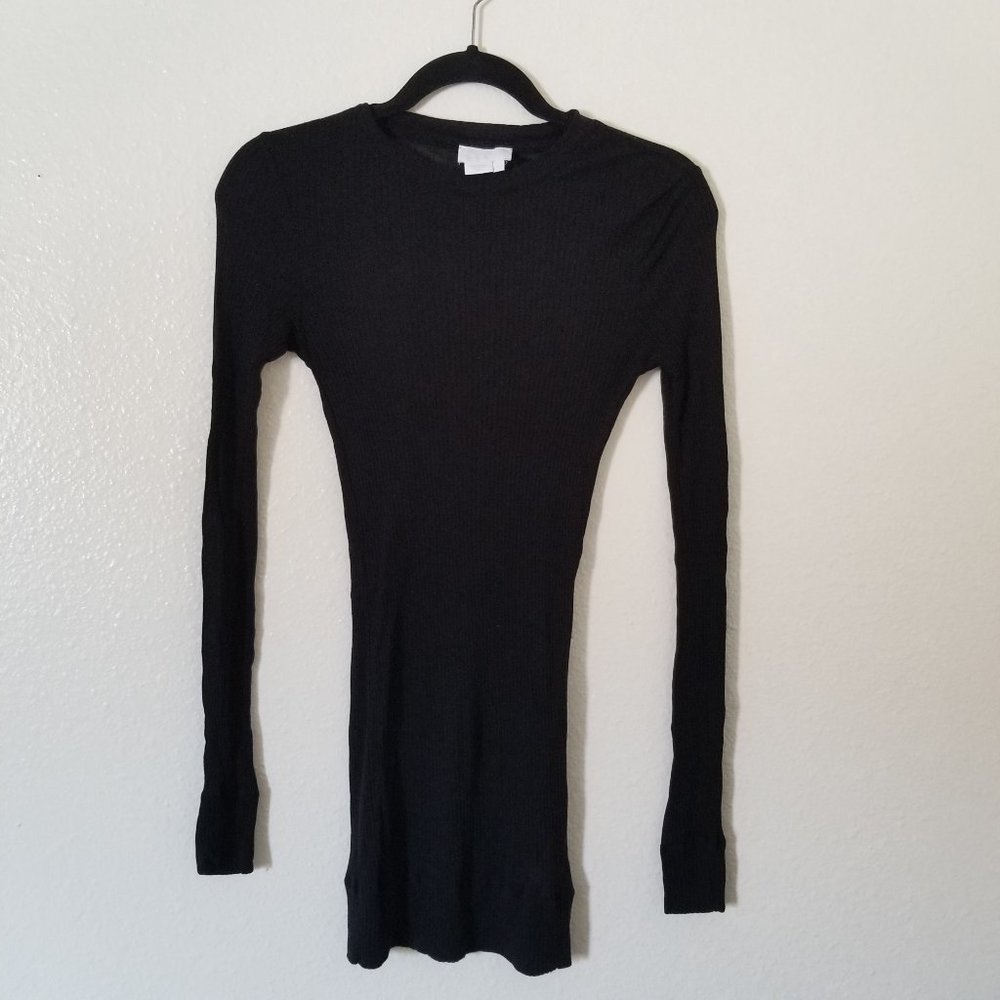 DKNY Long Sleeve Sheer Layering Tunic